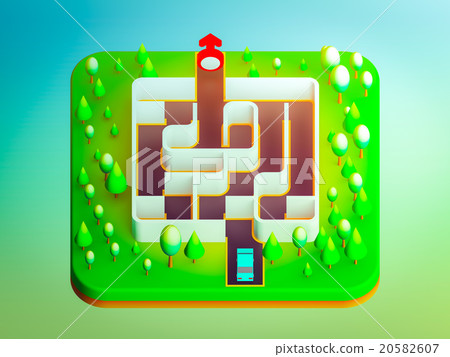 Cars are about to enter the maze Cars are about to enter the maze 20582607