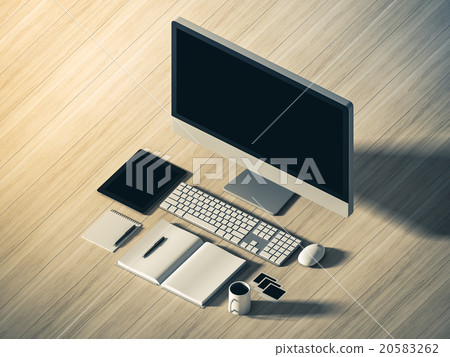 High angle view of a setting table High angle view of a setting table 20583262