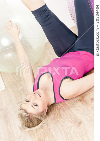 young woman at gym young woman at gym 20584484