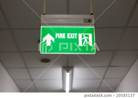 Fire exit light sign 20585137
