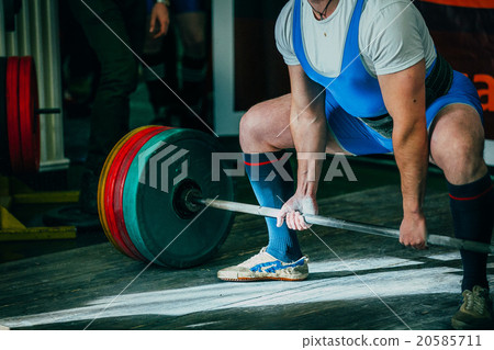 athlete of powerlifter deadlift athlete of powerlifter deadlift 20585711