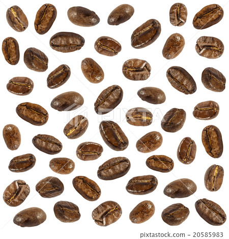 Collection of  fresh roasted coffee beans 20585983