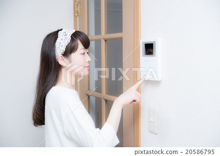 對講機的女人 20586795