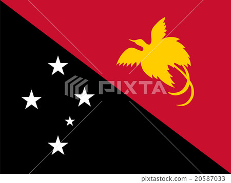 Standard Proportions for Papua New Guinea Flag 20587033