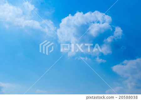 天空覆蓋藍天白色雲彩綜合性背景材料照片材料拷貝空間 20588038