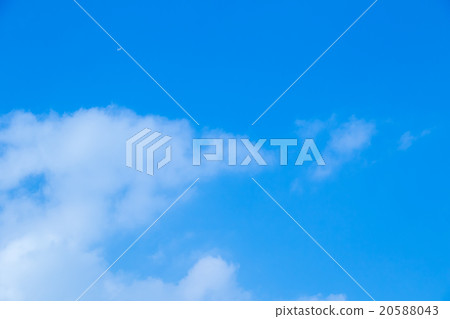 天空覆蓋藍天白色雲彩綜合性背景材料照片材料拷貝空間 20588043