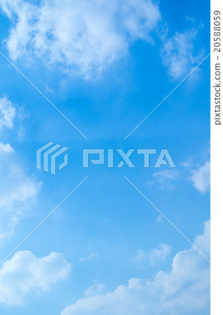 天空覆蓋藍天白色雲彩綜合性背景材料照片材料拷貝空間 20588059