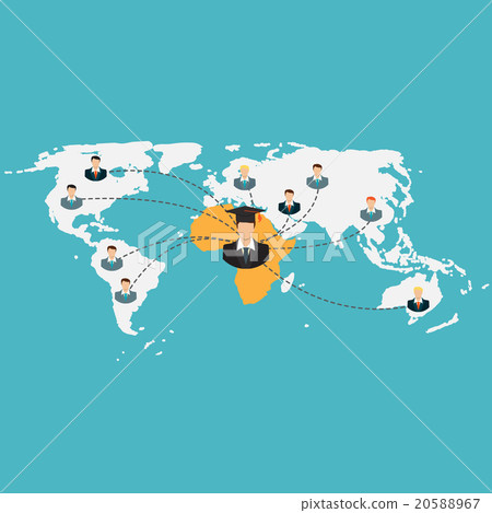 Business School Education in Africa Concept Vector 20588967