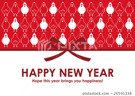 新年卡2017年雞模式 新年卡2017年雞模式 20591336