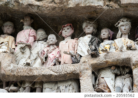 Wooden statues of Tau Tau. Suaya in Tana Toraja 20593562