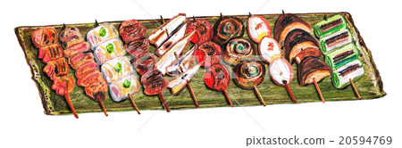 烤雞肉串分類(10) 烤雞肉串分類(10) 20594769