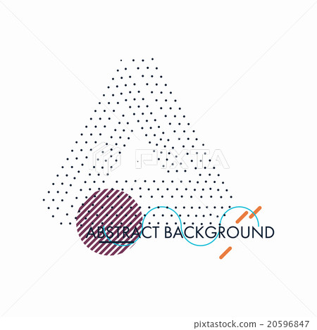 Simple geometric background - Stock Illustration [20596847] - PIXTA