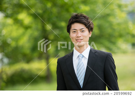 Stock Photo: business man, freshmen, person