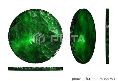 jade coin three dimension jade coin three dimension 20599794