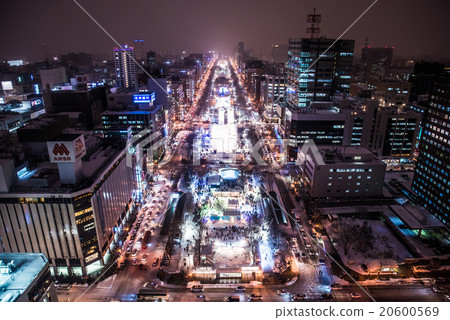 Sapporo Snow Festival from Sapporo TV Tower 20600569