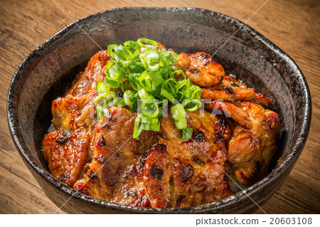 Pork bowl made from brand pork Delicious food of pork bowl Japan 20603108