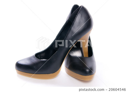 womens shoes on high heels on white background womens shoes on high heels on white background 20604546