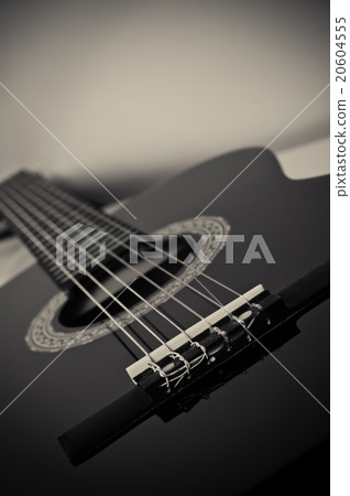 black acoustic guitar black acoustic guitar 20604555