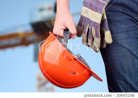 Worker in a construction site Worker in a construction site 20605286