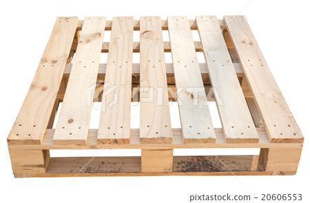 Pallet wood isolated on white background Pallet wood isolated on white background 20606553
