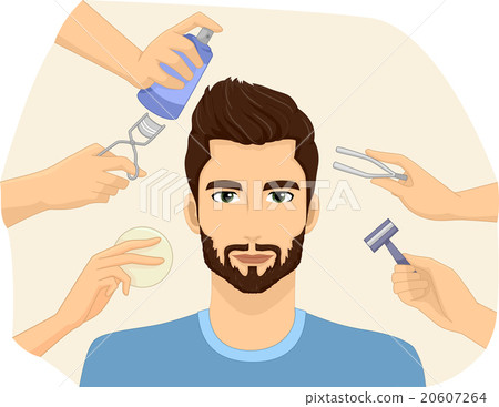 Hands Metrosexual Man Grooming Hands Metrosexual Man Grooming 20607264