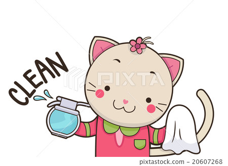 Cute Cat Clean 20607268