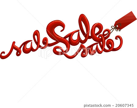 Red Sale Design - Stock Illustration [20607345] - PIXTA