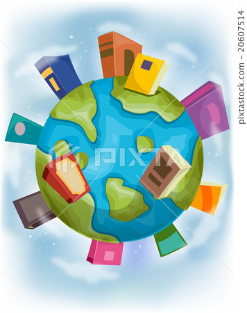 Books Building Surround Earth Books Building Surround Earth 20607514