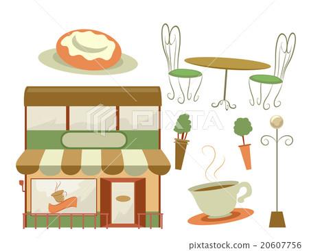 Coffee Store Furniture Elements 20607756