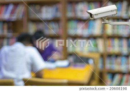 CCTV security camera on monitor the abstract Blurred photo of st CCTV security camera on monitor the abstract Blurred photo of st 20608198