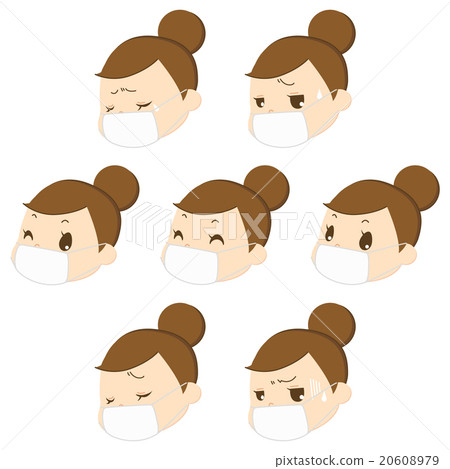 蒙面20s  -  30s僅限女性插圖 20608979