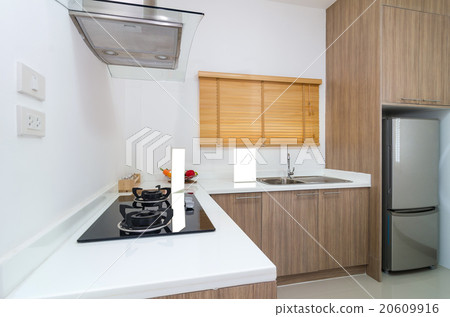 Interior kitchen with electric Interior kitchen with electric 20609916