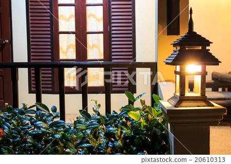 Lamp on porch Lamp on porch 20610313