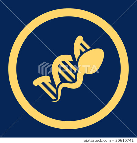 Sperm Replication Rounded Vector Icon Sperm Replication Rounded Vector Icon 20610741