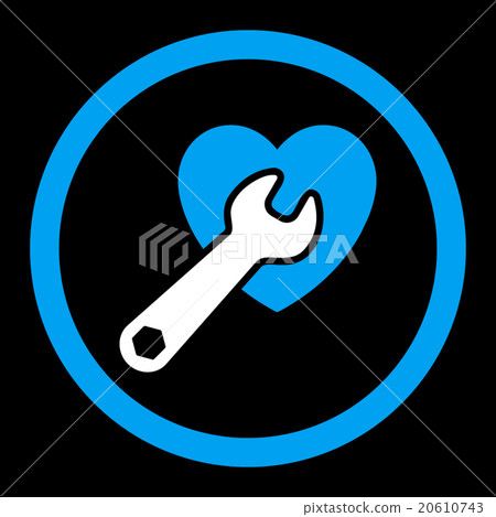 Heart Surgery Rounded Vector Icon Heart Surgery Rounded Vector Icon 20610743
