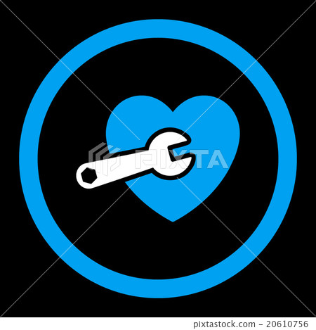Heart Surgery Rounded Vector Icon 20610756