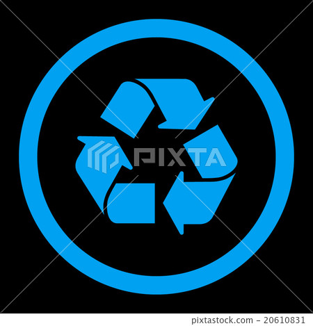Recycle Rounded Vector Icon - Stock Illustration [20610831] - PIXTA