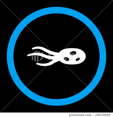 Intrude Microorganism Rounded Vector Icon Intrude Microorganism Rounded Vector Icon 20610896