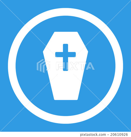 Coffin Rounded Vector Icon 20610926