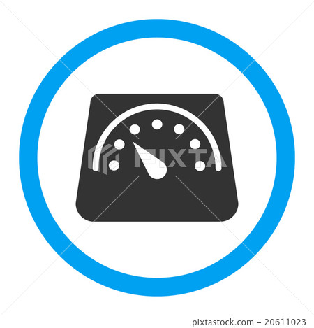 Weight Meter Rounded Vector Icon 20611023