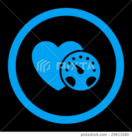 Blood Pressure Meter Rounded Vector Icon 20611080