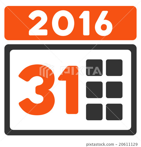 2016 Month Icon - Stock Illustration [20611129] - PIXTA