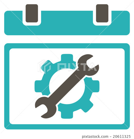 Service Date Icon - Stock Illustration [20611325] - PIXTA