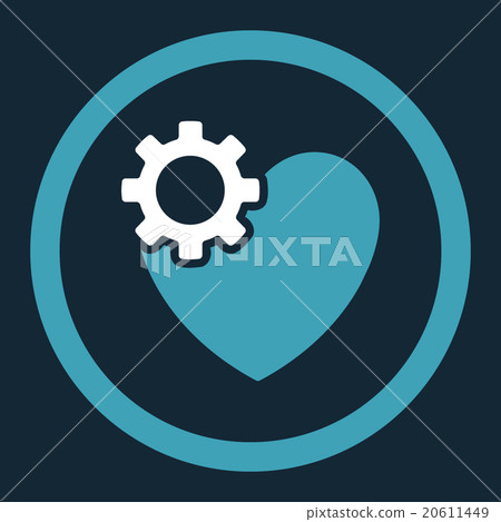 Heart Surgery Rounded Vector Icon 20611449