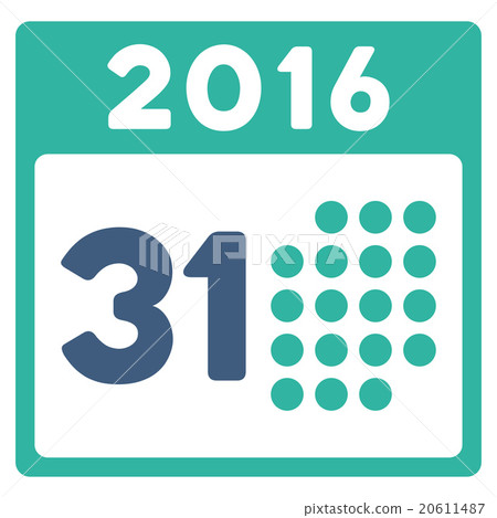 Last 2016 Month Day Icon Last 2016 Month Day Icon 20611487