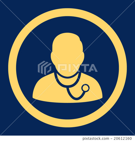 Medic Rounded Vector Icon Medic Rounded Vector Icon 20612160