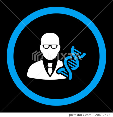 Genetic Engineer Rounded Vector Icon Genetic Engineer Rounded Vector Icon 20612372