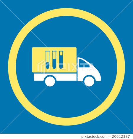 Analysis Delivery Rounded Vector Icon 20612387