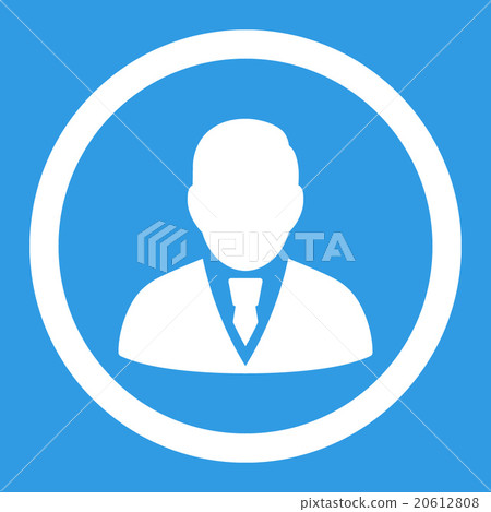 Manager Rounded Vector Icon - Stock Illustration [20612808] - PIXTA