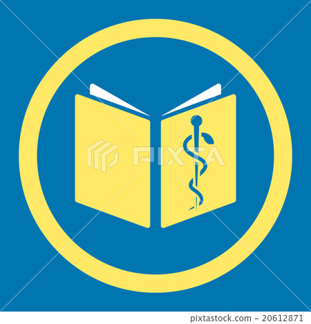 Drug Handbook Rounded Vector Icon 20612871